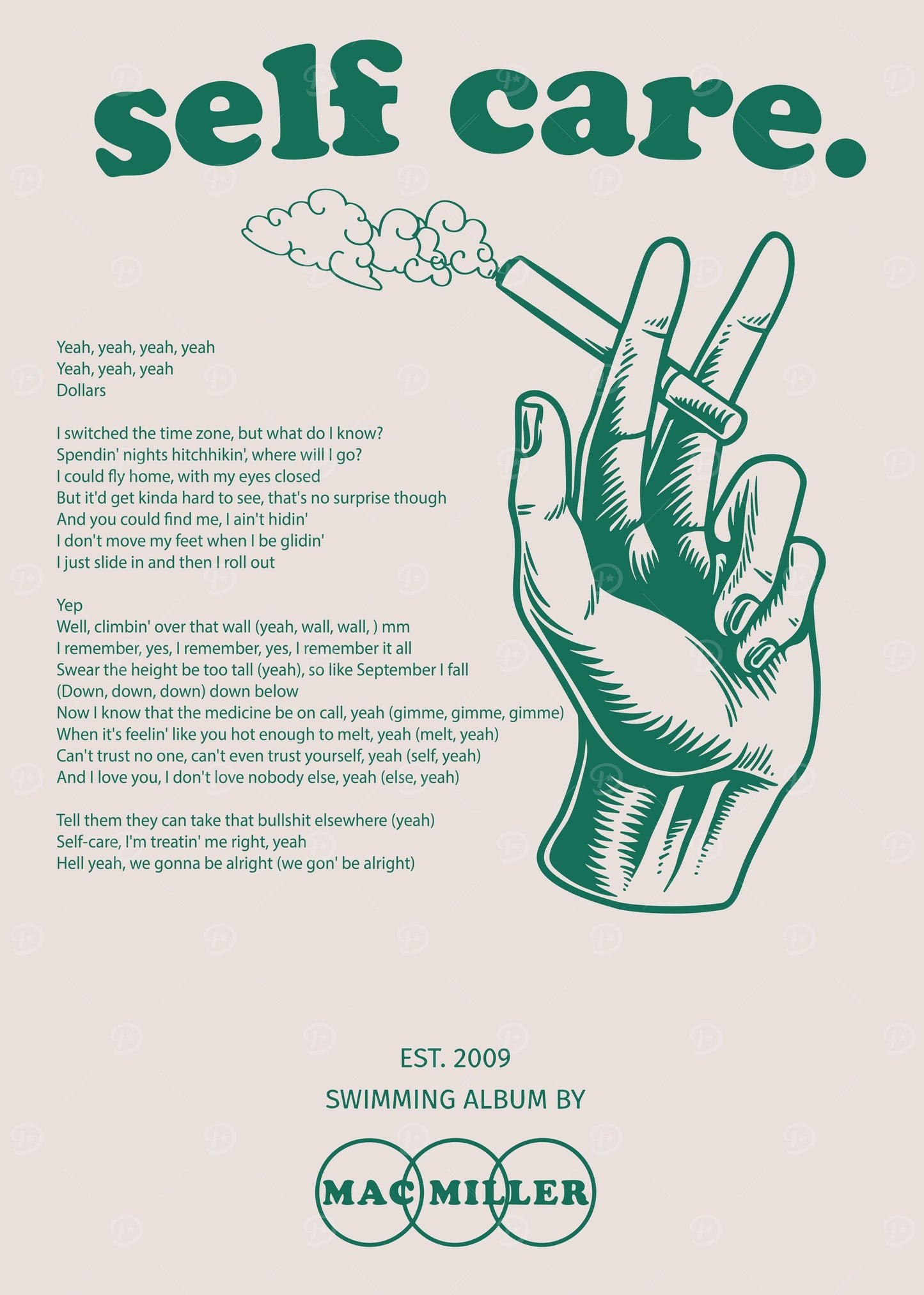 Vintage Mac Miller Poster