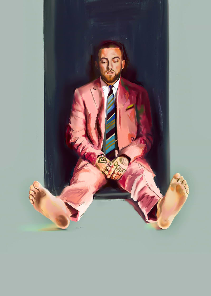 Vintage Mac Miller Poster