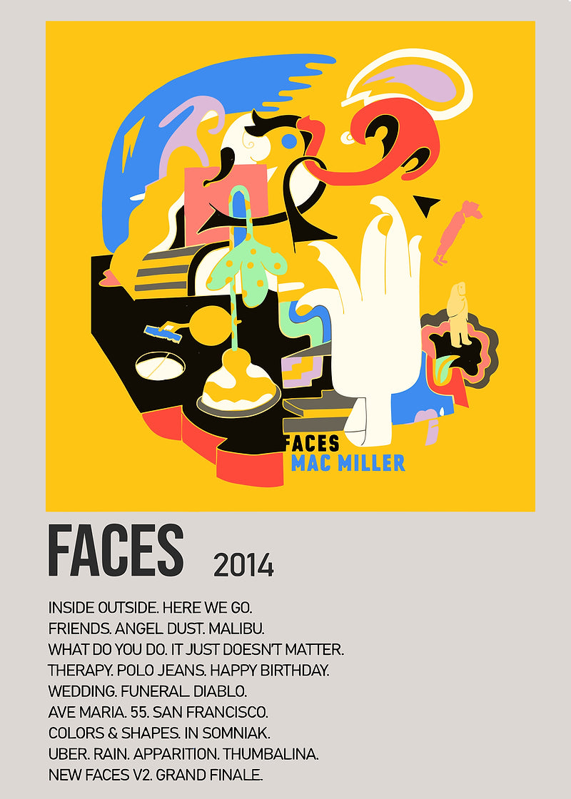 Vintage Mac Miller Poster