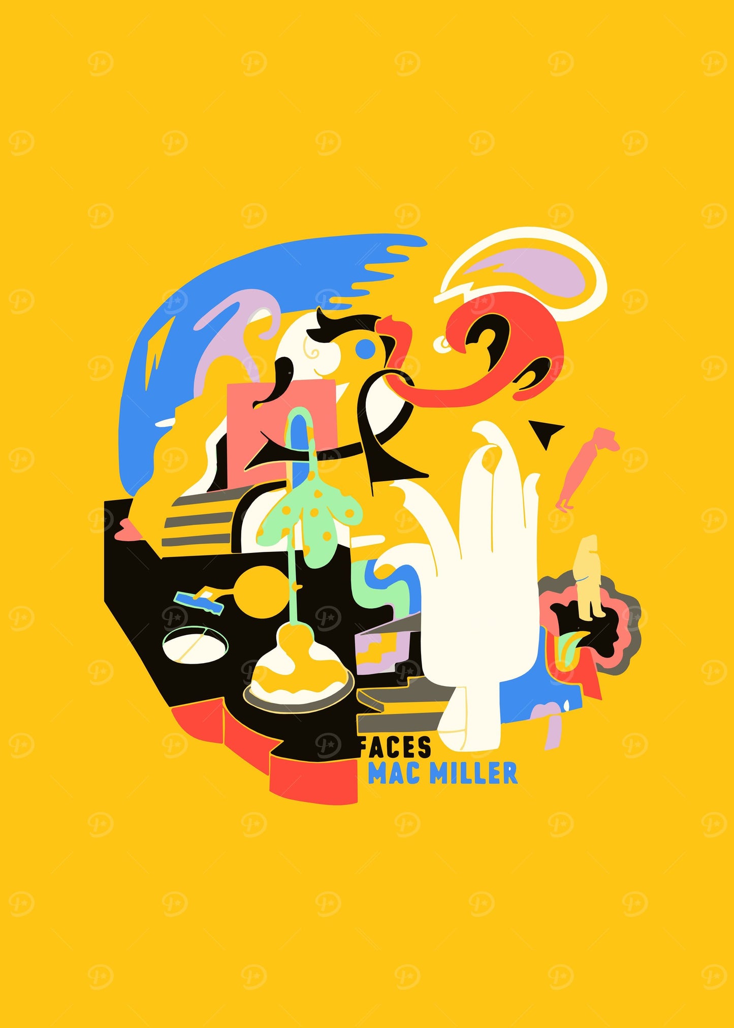 Vintage Mac Miller Poster