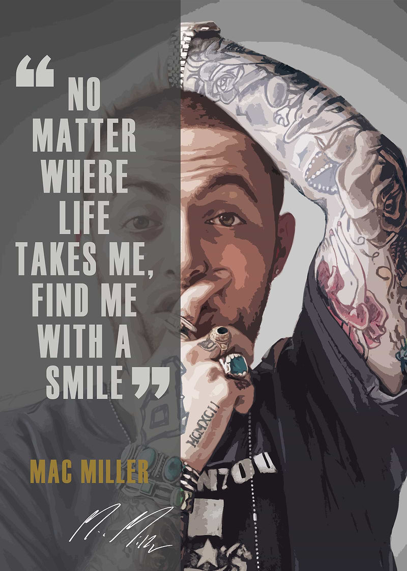 Vintage Mac Miller Poster