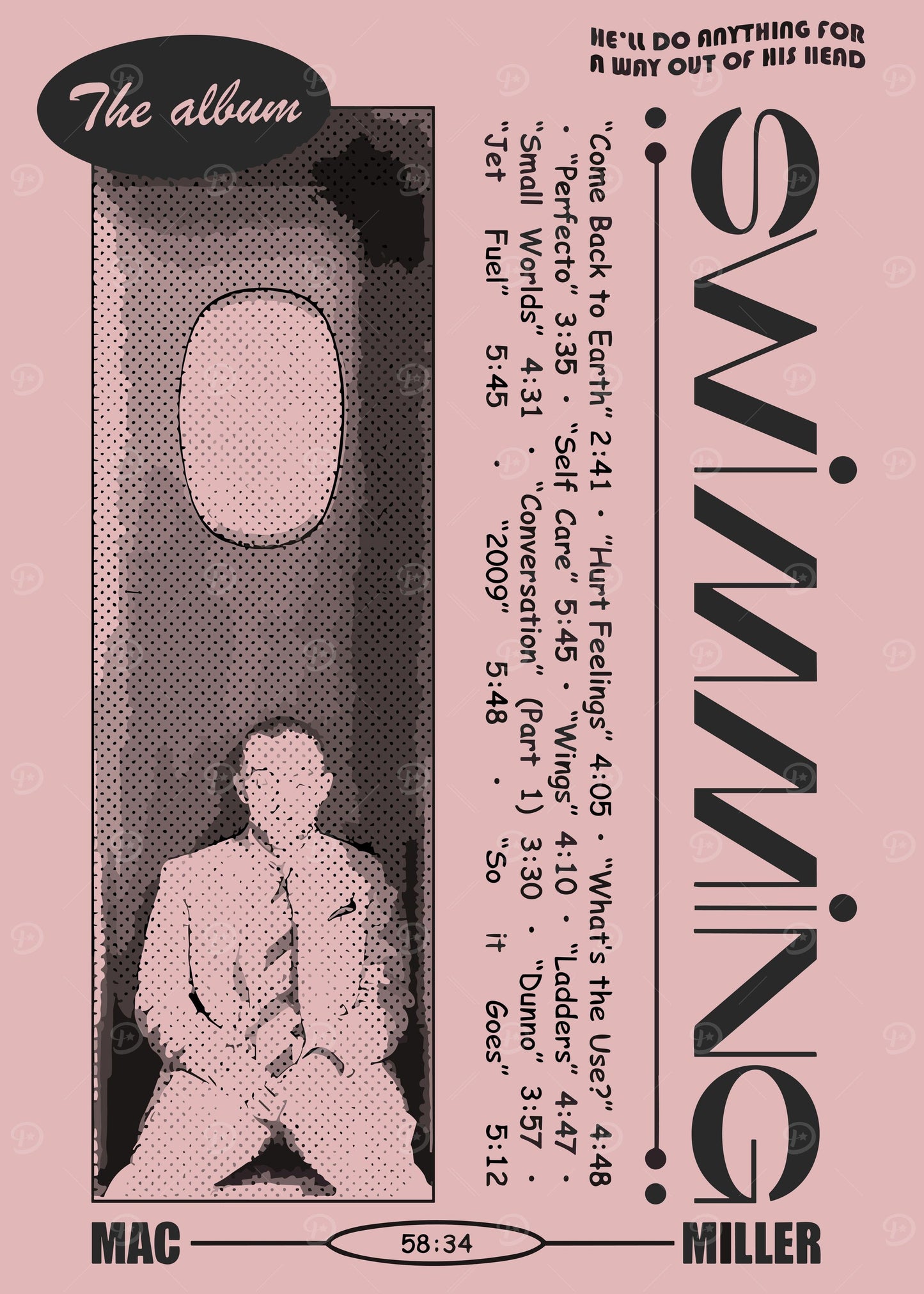 Vintage Mac Miller Poster