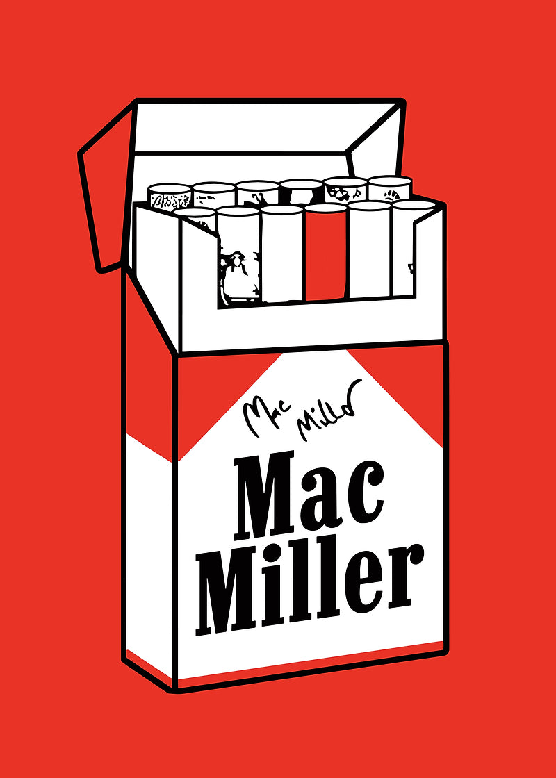 Vintage Mac Miller Poster