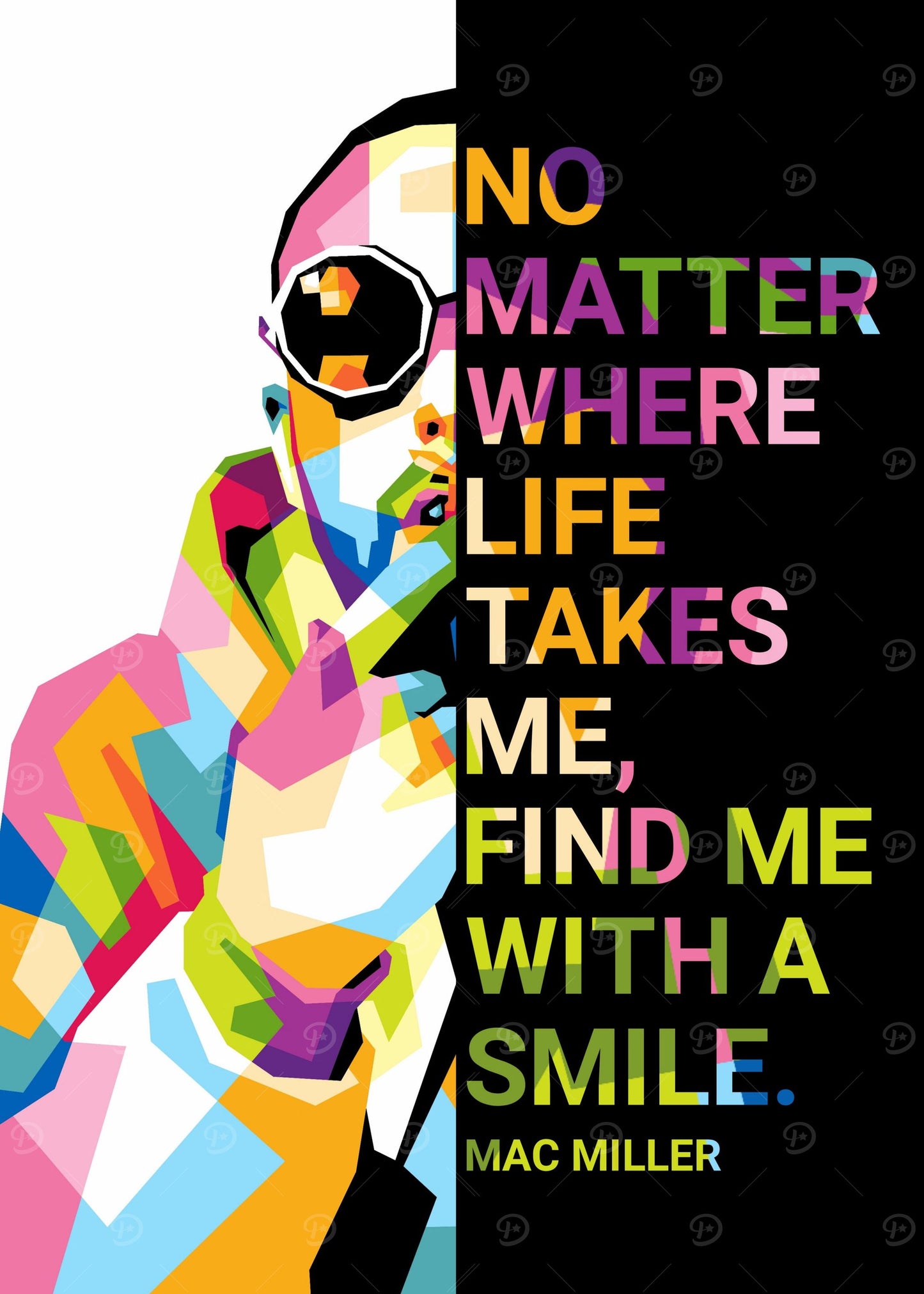 Vintage Mac Miller Poster