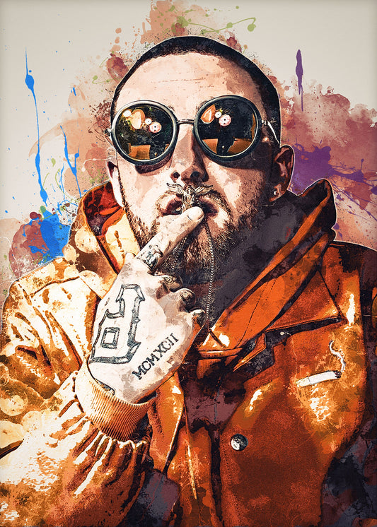 Vintage Mac Miller Poster