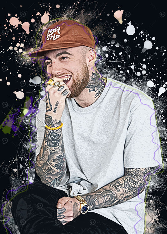 Vintage Mac Miller Poster