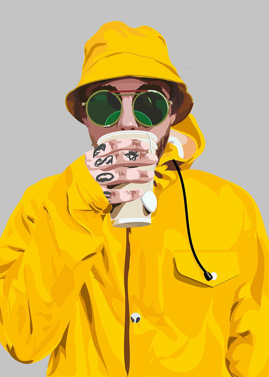 Vintage Mac Miller Poster