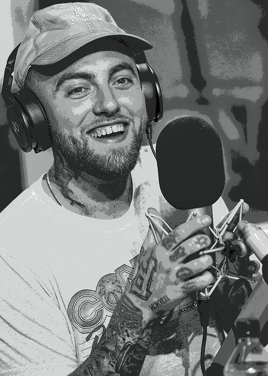 Vintage Mac Miller Poster