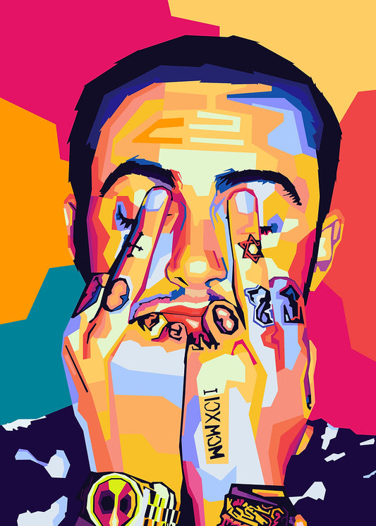 Vintage Mac Miller Poster