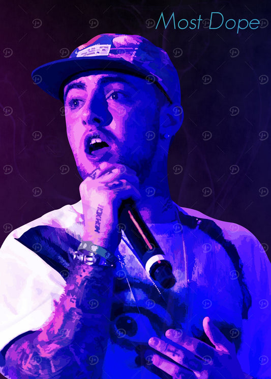 Vintage Mac Miller Poster