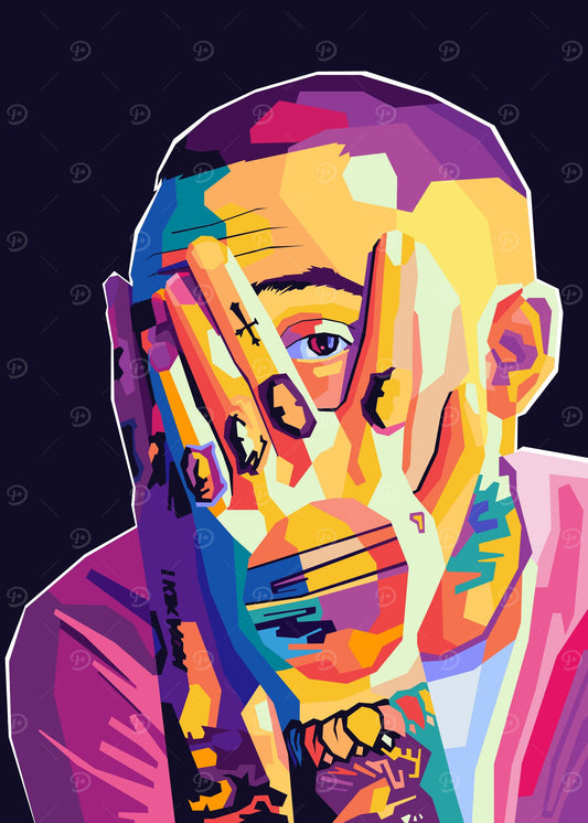 Vintage Mac Miller Poster