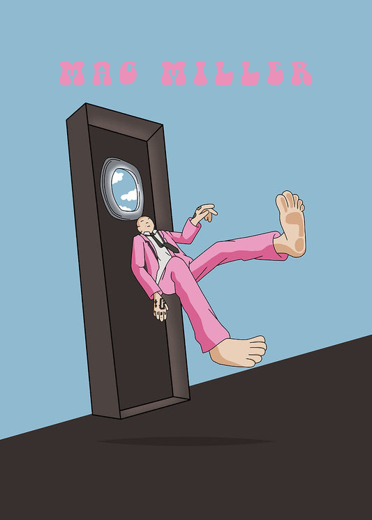 Vintage Mac Miller Poster